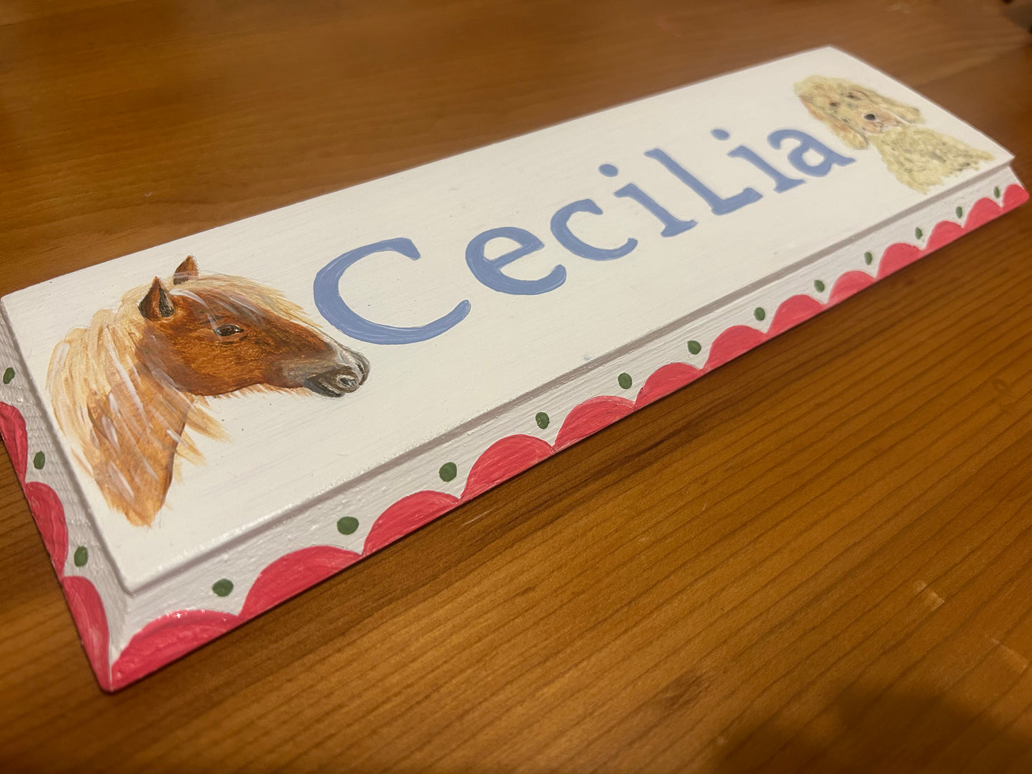 Door name plaque