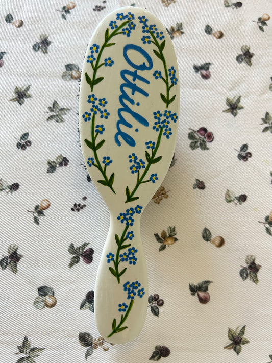 Hand-Painted Hairbrush