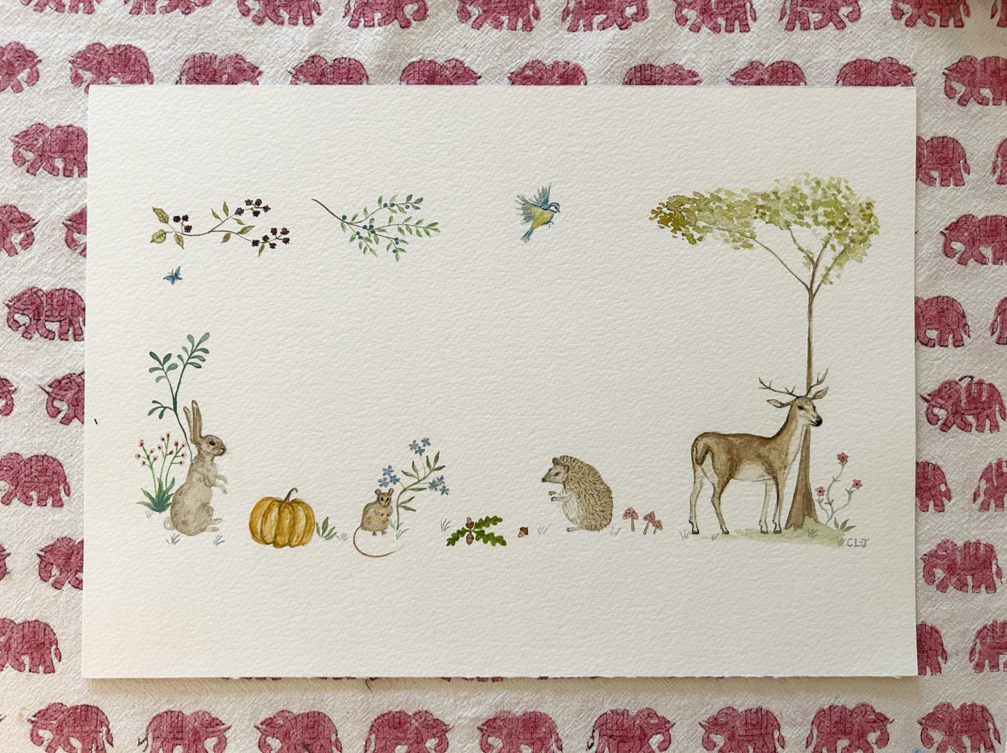 Personalised Name Illustration Print