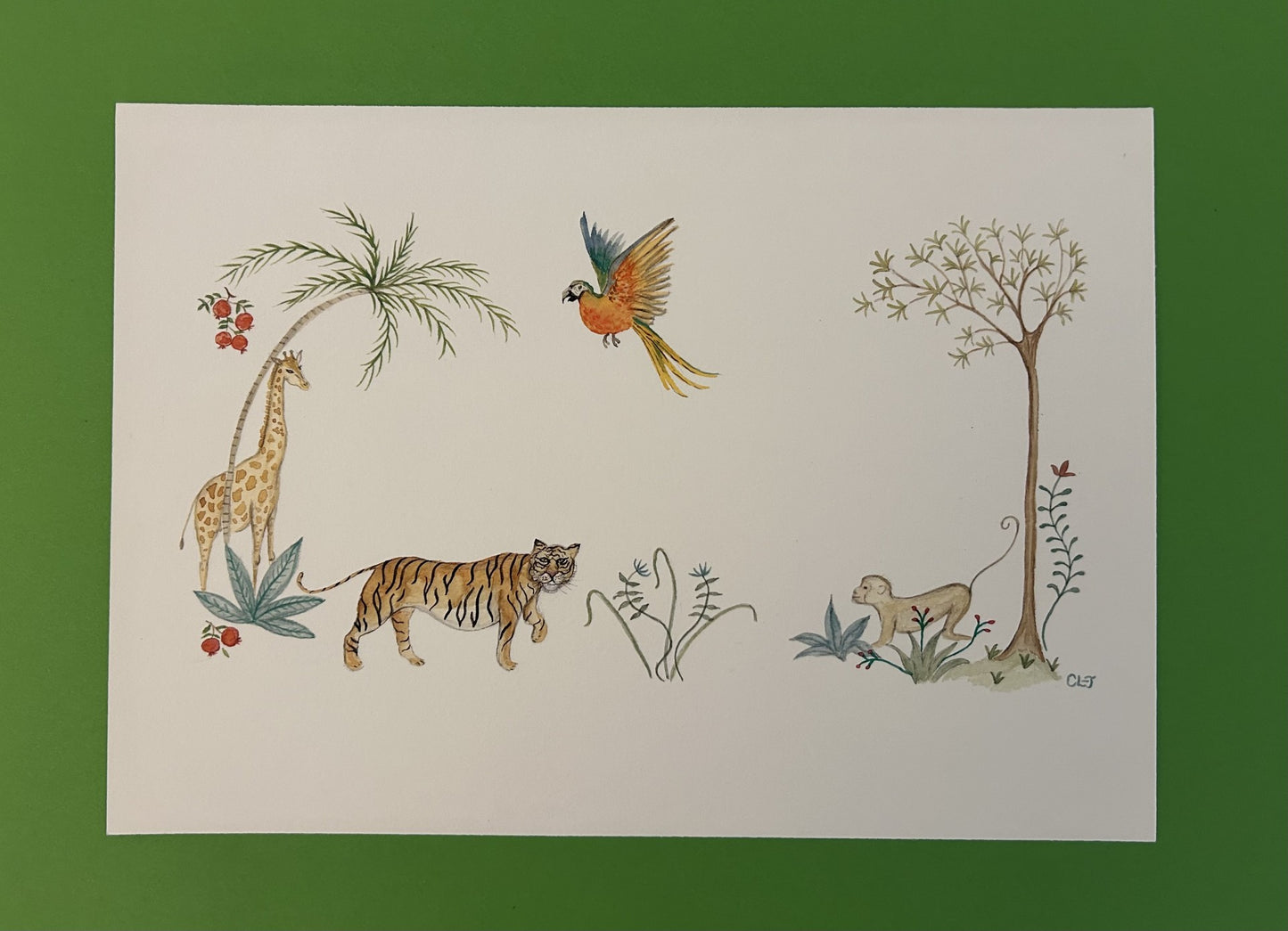 Personalised Name Illustration Print