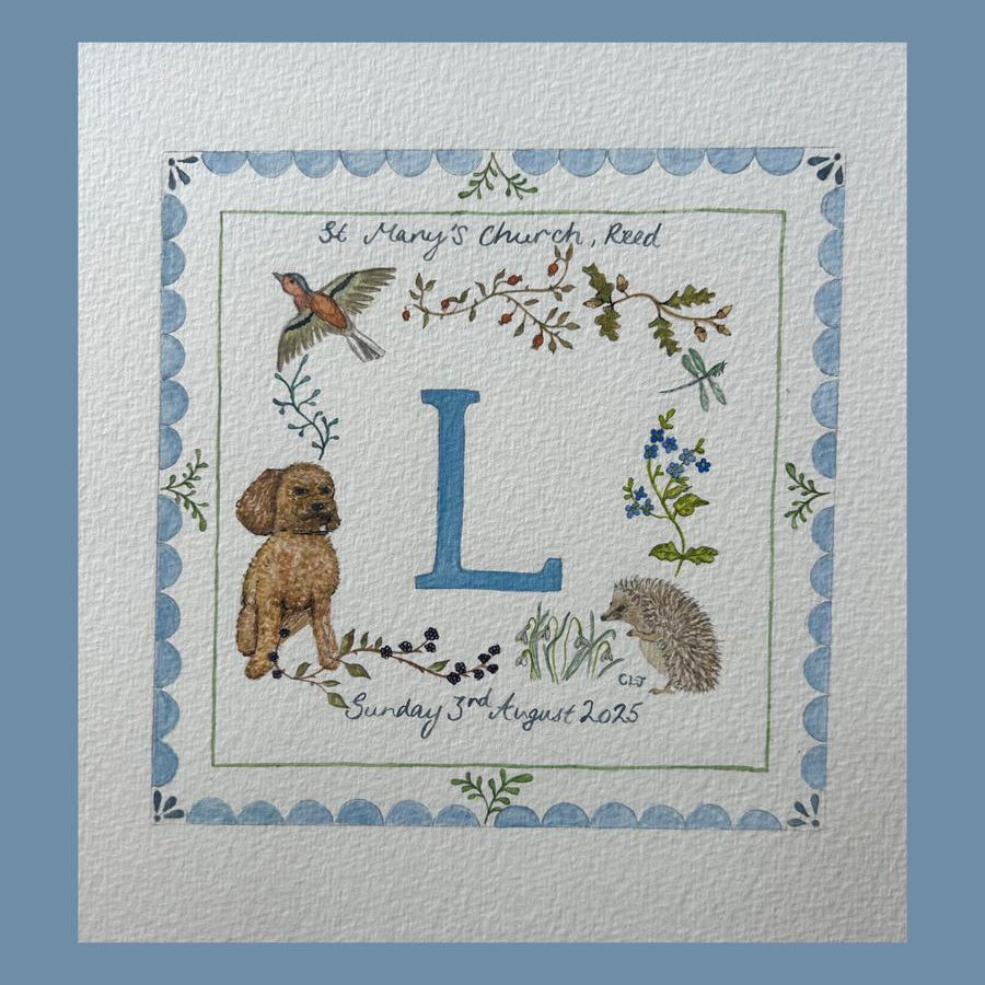 Bespoke Christening Invitation