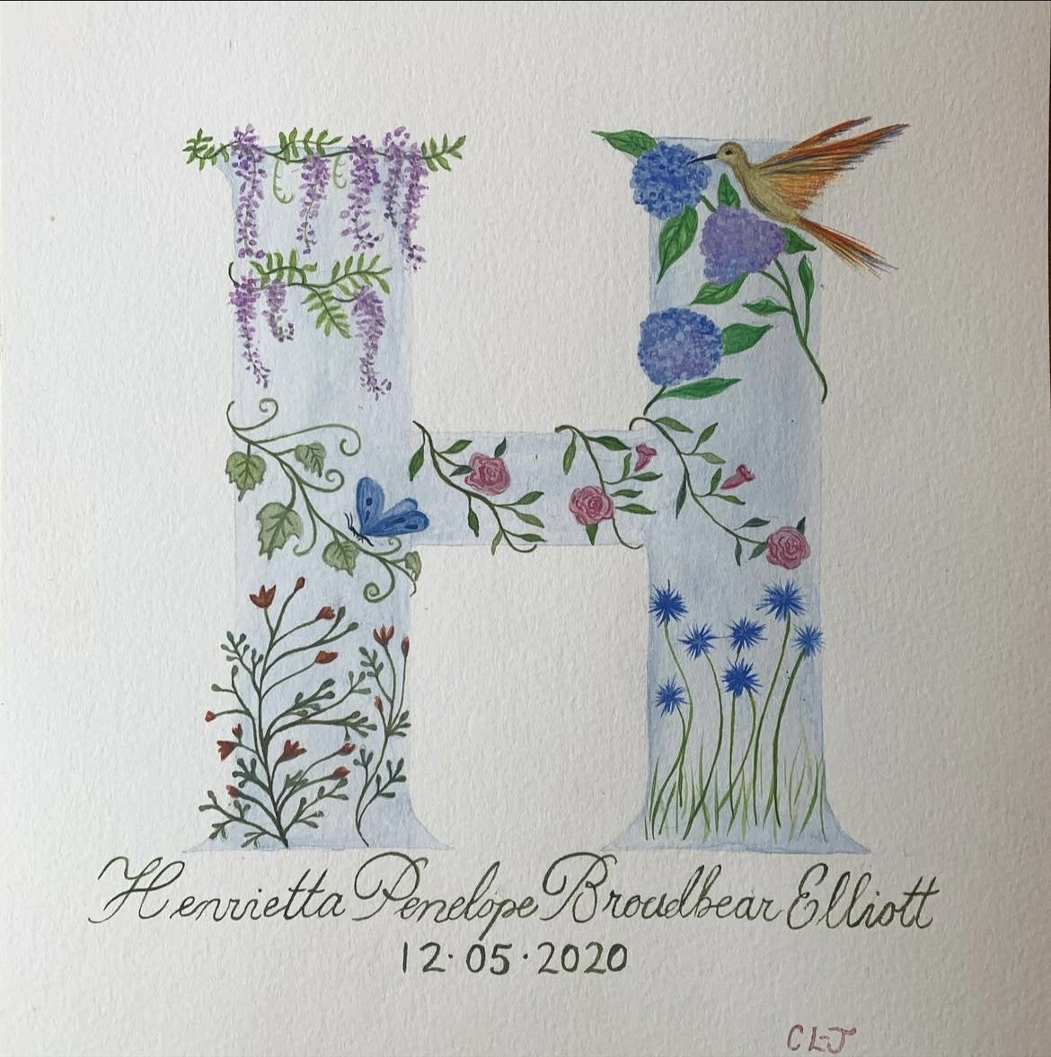 Bespoke Illustrated Initials