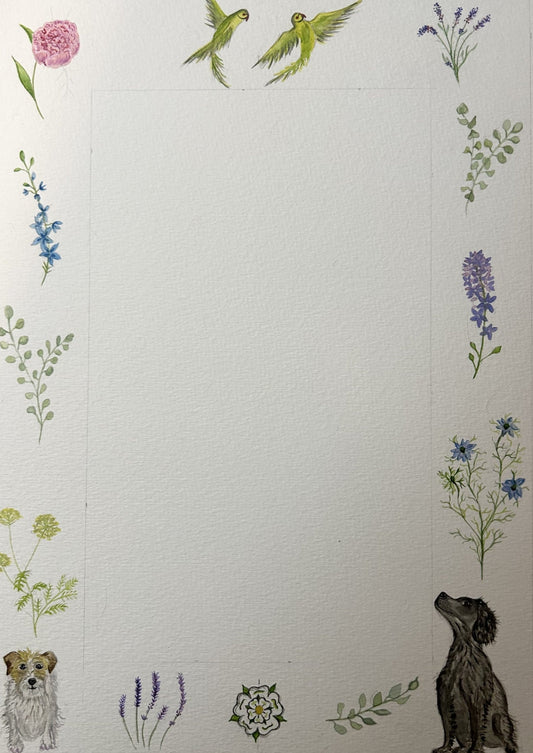 Bespoke Wedding Invitation Border